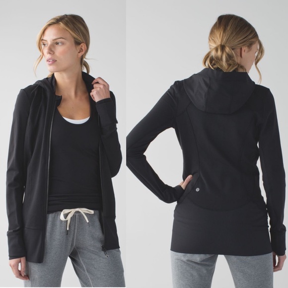 lululemon athletica Tops - lululemon Daily Practice Jacket Hooded Sweater Sz2